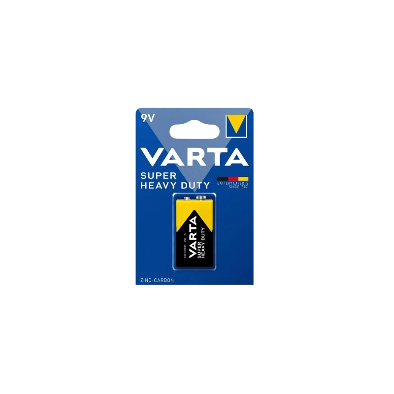 Батарейка Varta Крона 6F22 Superlife Zinc-Carbon * 1 (02022101411)