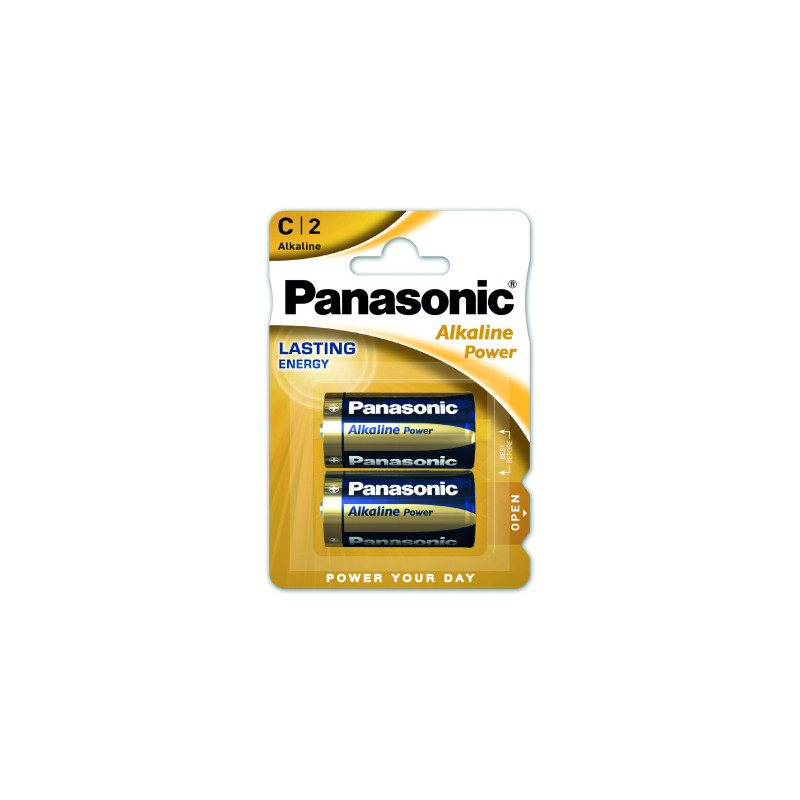 Батарейка Panasonic C LR14 Alkaline Power * 2 (LR14REB/2BP)