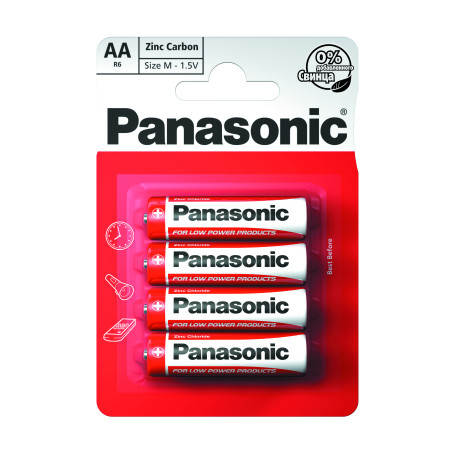 Батарейка Panasonic R6 PANASONIC Special * 4 (R6REL/4BPU)