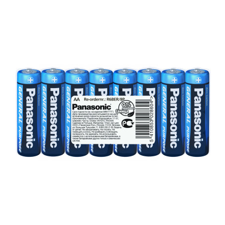 Батарейка Panasonic AA R6 Special * 8 (R6BER/8P)