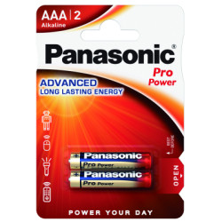 Батарейка Panasonic AAA LR03 Pro Power * 2 (LR03XEG/2BP)