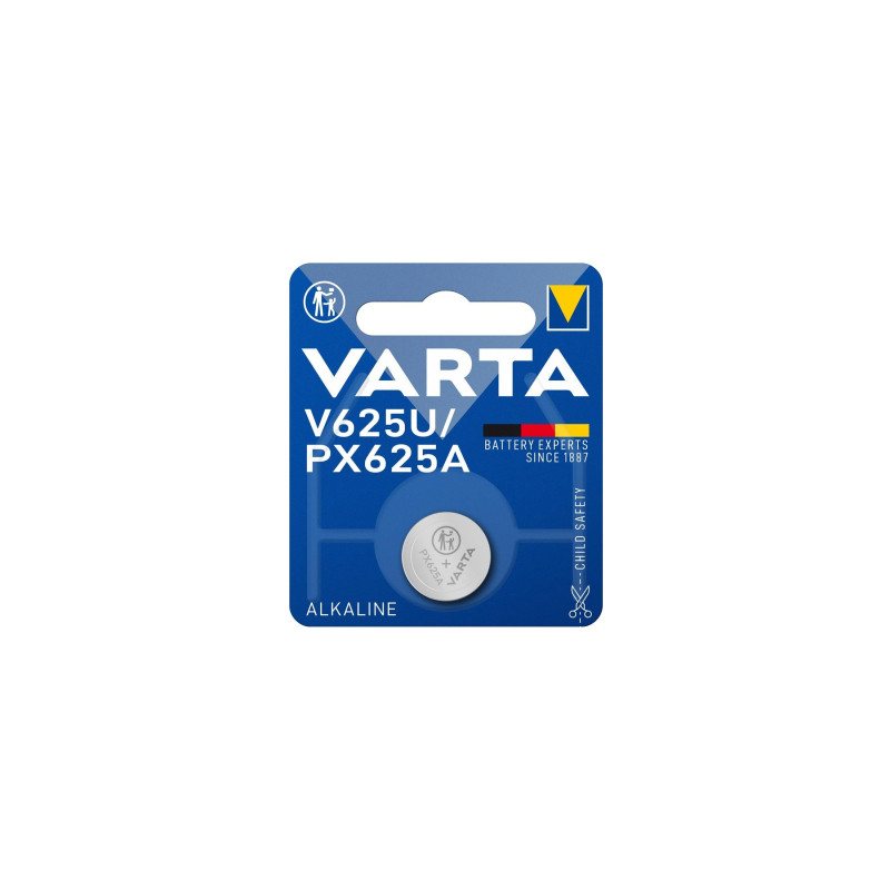 Батарейка V625U лужна (AG625, GPAX625A, EPX625G, KA625, R625, PX625A) Varta (04626101401)