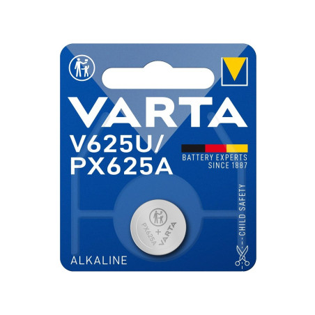 Батарейка V625U лужна (AG625, GPAX625A, EPX625G, KA625, R625, PX625A) Varta (04626101401)