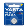 Батарейка V625U лужна (AG625, GPAX625A, EPX625G, KA625, R625, PX625A) Varta (04626101401)