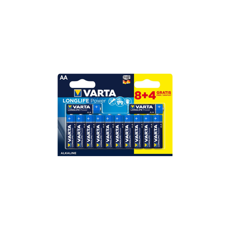 Батарейка Varta HIGH Energy ALKALINE * 12 (8+4) (04906121472)