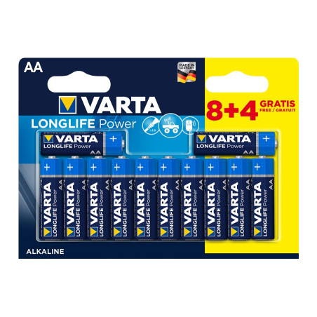 Батарейка Varta HIGH Energy ALKALINE * 12 (8+4) (04906121472)