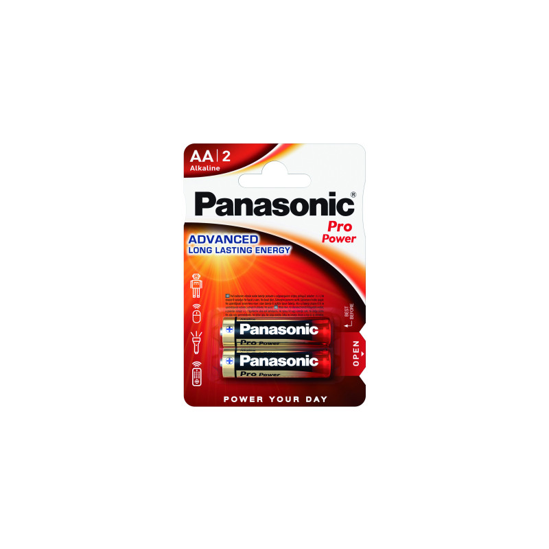 Батарейка Panasonic AA PRO POWER * 2 (LR6XEG/2BPR / LR6XEG/2BPU)