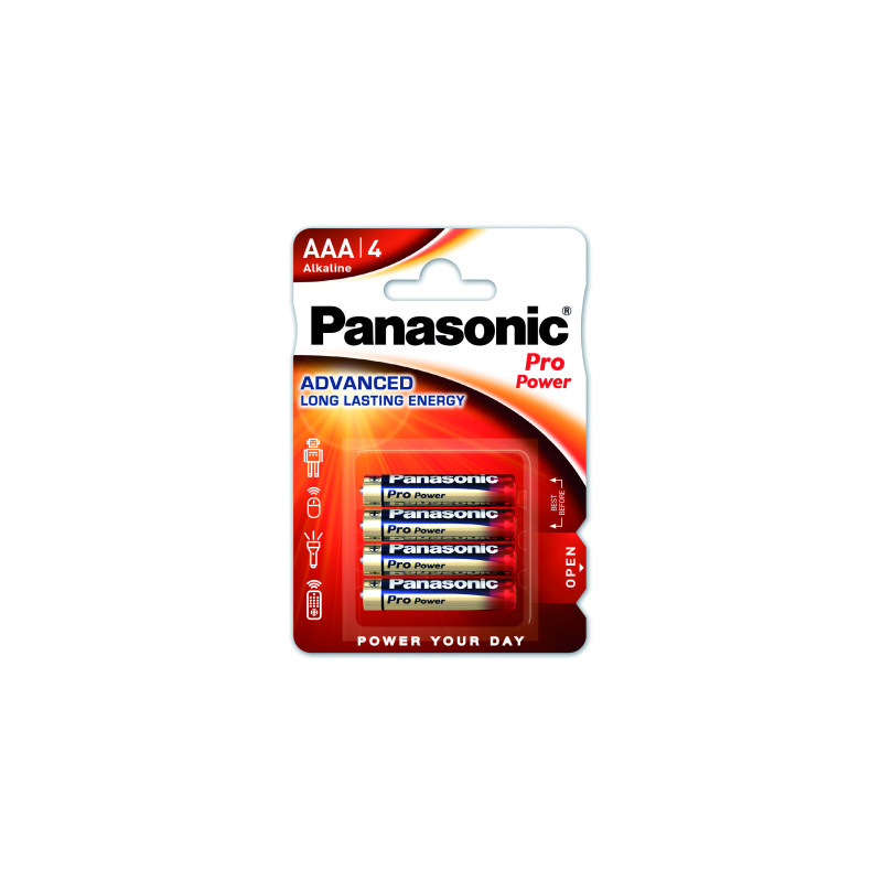 Батарейка Panasonic AAA LR03 Pro Power * 4 (LR03XEG/4BP)