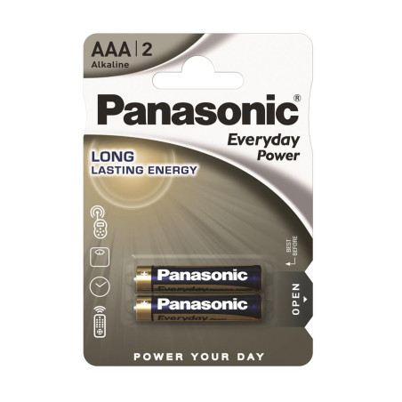 Батарейка Panasonic AAA LR03 Everyday Power * 2 (LR03REE/2BR)