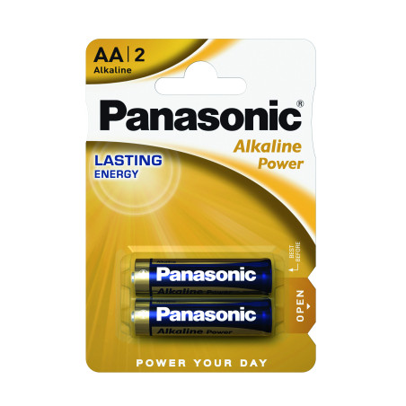 Батарейка Panasonic LR06 Alkaline Power * 2 (LR6REB/2BP)