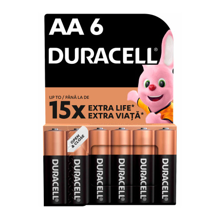 Батарейка Duracell AA лужні 6 шт. в упаковці (5007757)
