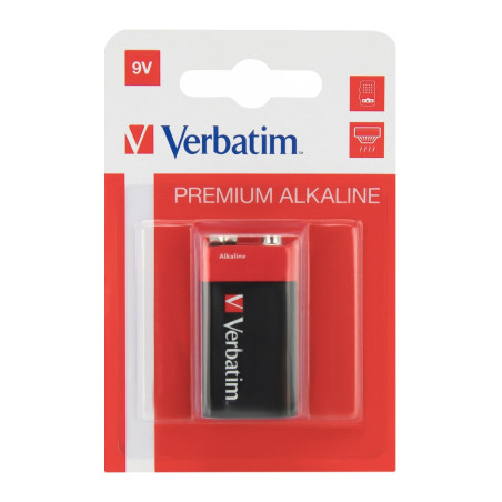 Батарейка Verbatim Крона Alcaline 9V * 1 (49924)