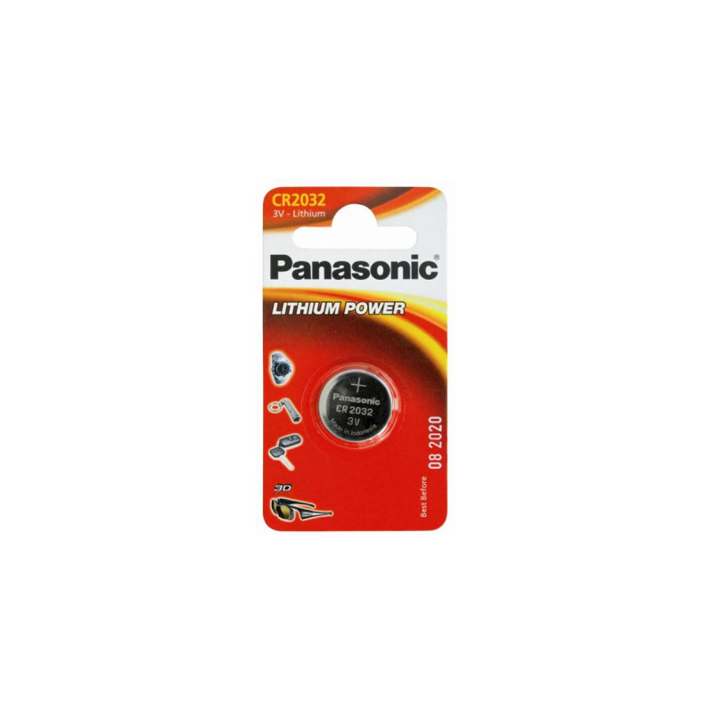 Батарейка Panasonic CR 2032 Lithium * 1 (CR-2032EL/1B)