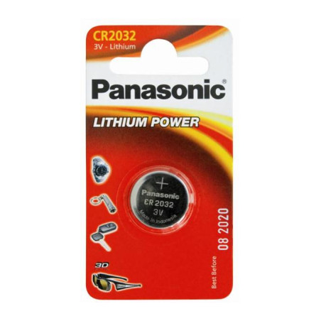 Батарейка Panasonic CR 2032 Lithium * 1 (CR-2032EL/1B)