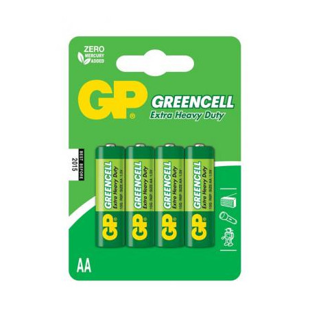 Батарейка Gp AA R6 сольова * 4 (15G-U4 / 4891199000133)