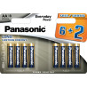 Батарейка Panasonic AA LR6 Everyday Power * 8(6+2) (LR6REE/8B2F)