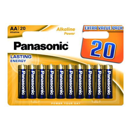 Батарейка Panasonic LR06 Alkaline Power * 20 (LR6REB/20BW)