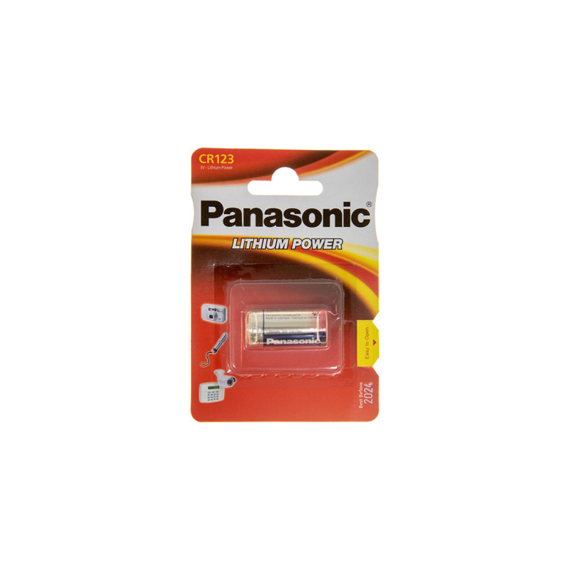 Батарейка Panasonic CR 123 * 1 LITHIUM (CR-123AL/1BP)
