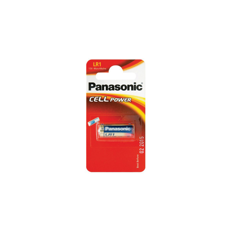 Батарейка Panasonic LR1 * 1 Alkaline (LR1L/1BE)