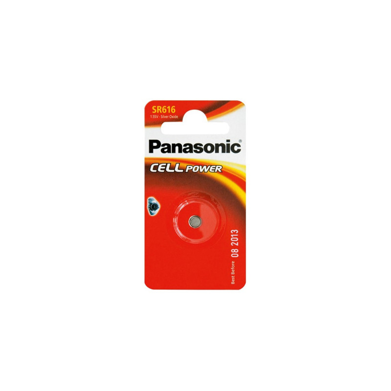 Батарейка Panasonic SR616 * 1 Silver Oxide (SR-616EL/1B)