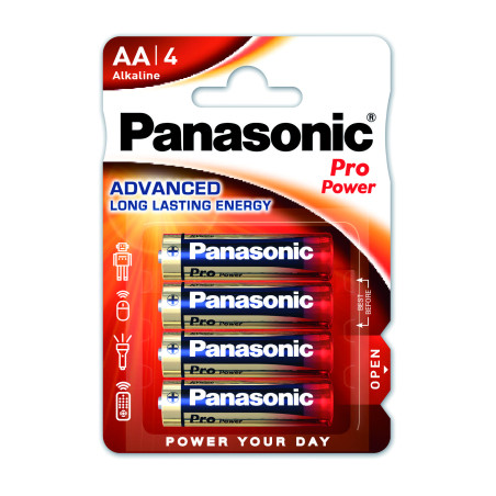 Батарейка Panasonic AA PRO POWER * 4 (LR6XEG/4BP)