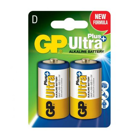Батарейка Gp D Ultra Plus LR20 * 2 (13AUP-U2 / 4891199100369)