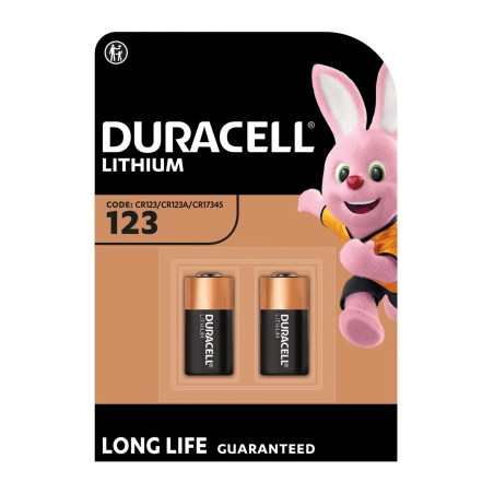 Батарейка Duracell 123 3V High Power літієва, CR123/CR123A/CR17345, 2 шт. в упаковці (5002979)