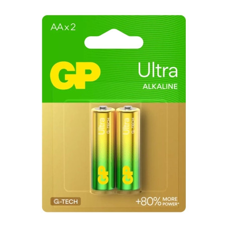 Батарейка Gp AA LR6 Ultra Alcaline * 2 (15AUETA21-2BC2 / 4891199027581)