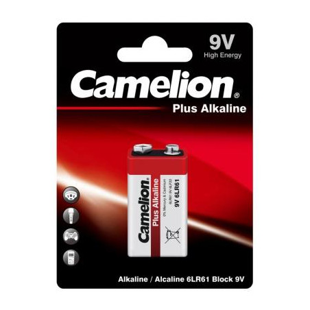 Батарейка Camelion Крона 6LR61 9V Plus Alkaline * 1 (6LR61-BP1)