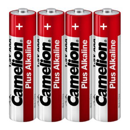 Батарейка Camelion AAA LR03 Plus Alkaline (Shrink) * 4 (LR03-SP4)