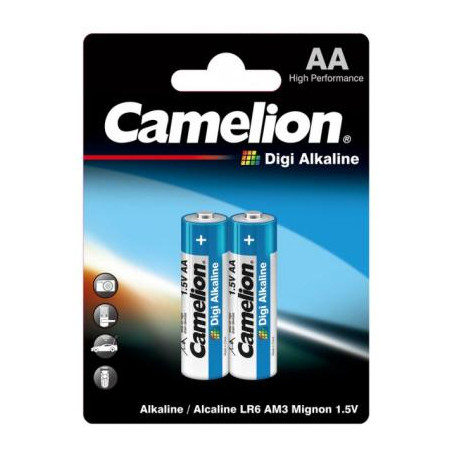 Батарейка Camelion AA LR6 Digi Alkaline * 2 (LR6-BP2DG)