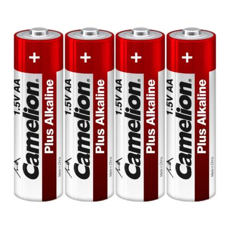 Батарейка Camelion AA LR6 Plus Alkaline (Shrink) * 4 (LR6-SP4)
