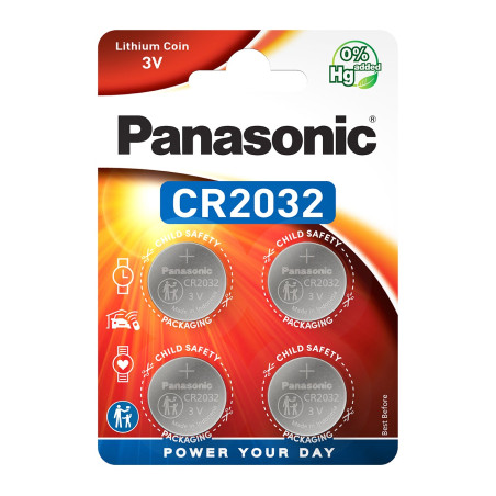 Батарейка Panasonic CR 2032 Lithium * 4 (CR-2032EL/4B)