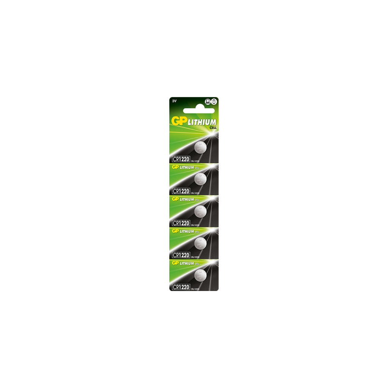 Батарейка Gp CR 1220 Lithium 3.0V * 1 (відривається) (CR1220-7U5 / 4891199001345)