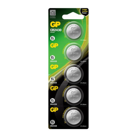 Батарейка Gp CR2430 Lithium 3.0V * 1 (відривається) (CR2430-8U5 / 4891199001154)