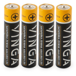 Батарейка AAA LR03 Alkaline 4pcs Blister Vinga (VJABAAA4)