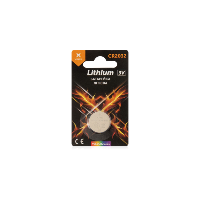Батарейка CR2032 Lithium Vinga (VJLBCR20321)