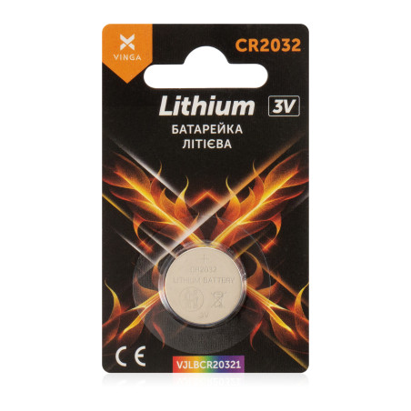 Батарейка CR2032 Lithium Vinga (VJLBCR20321)