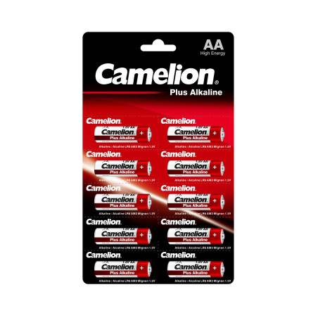 Батарейка Camelion AA LR6 Plus Alkaline * 10 (LR6-BP1x10P)