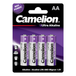 Батарейка Camelion AA LR6 Ultra Alkaline * 4 (LR6-BP4UT)