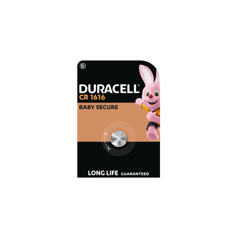 Батарейка CR 1616 спеціальна літієва типу таблетка 1616 3V, 1 шт. в упаковці Duracell (5011067)