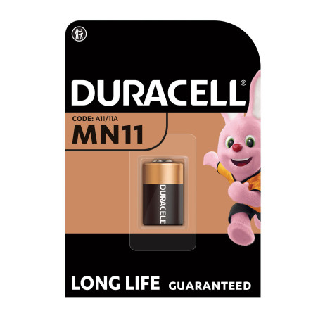 Батарейка MN11 6V спеціальна лужна, A11 / 11A, 1 шт. в упаковці Duracell (5007387)