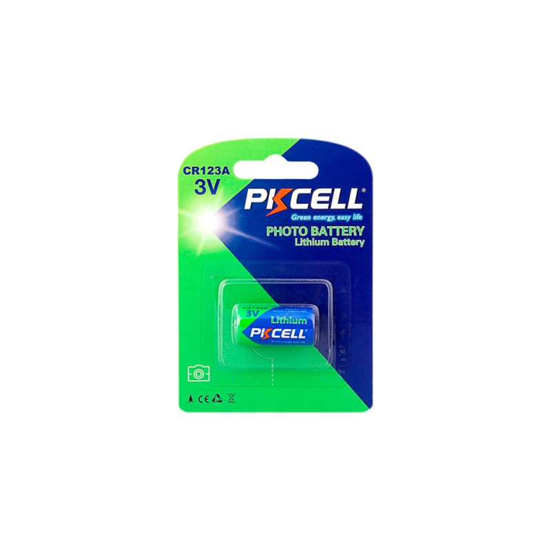 Батарейка CR 123A 3V Lithium PkCell (CR123A-1B)