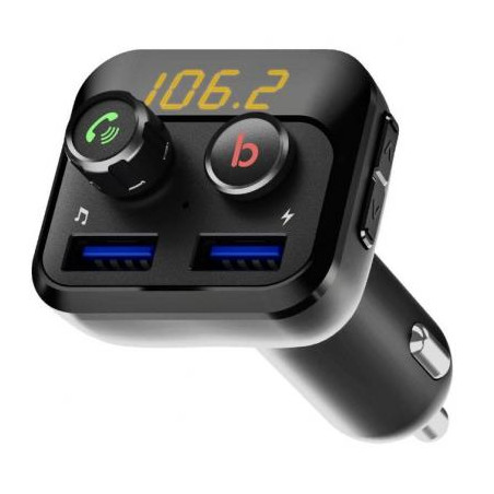 FM модулятор Grand-X 98GRX MegaBass, Bluetooth V5.0 MicroSD, 2USB , MegaBass, han (98GRX)