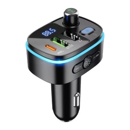 FM модулятор HOCO E62, Black, Box