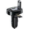 FM модулятор Baseus T Shaped S-09A 2 х USB Type-A, microSD Black (CCMT000001)