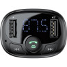 FM модулятор Baseus T Shaped S-09A 2 х USB Type-A, microSD Black (CCMT000001)