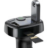 FM модулятор Baseus T Shaped S-09A 2 х USB Type-A, microSD Black (CCMT000001)
