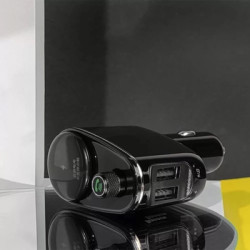 FM модулятор Baseus FM Launcher Locomotive 3.4 A 2 USB (CCHC000001)