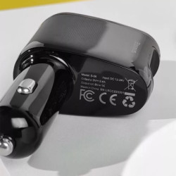 FM модулятор Baseus FM Launcher Locomotive 3.4 A 2 USB (CCHC000001)